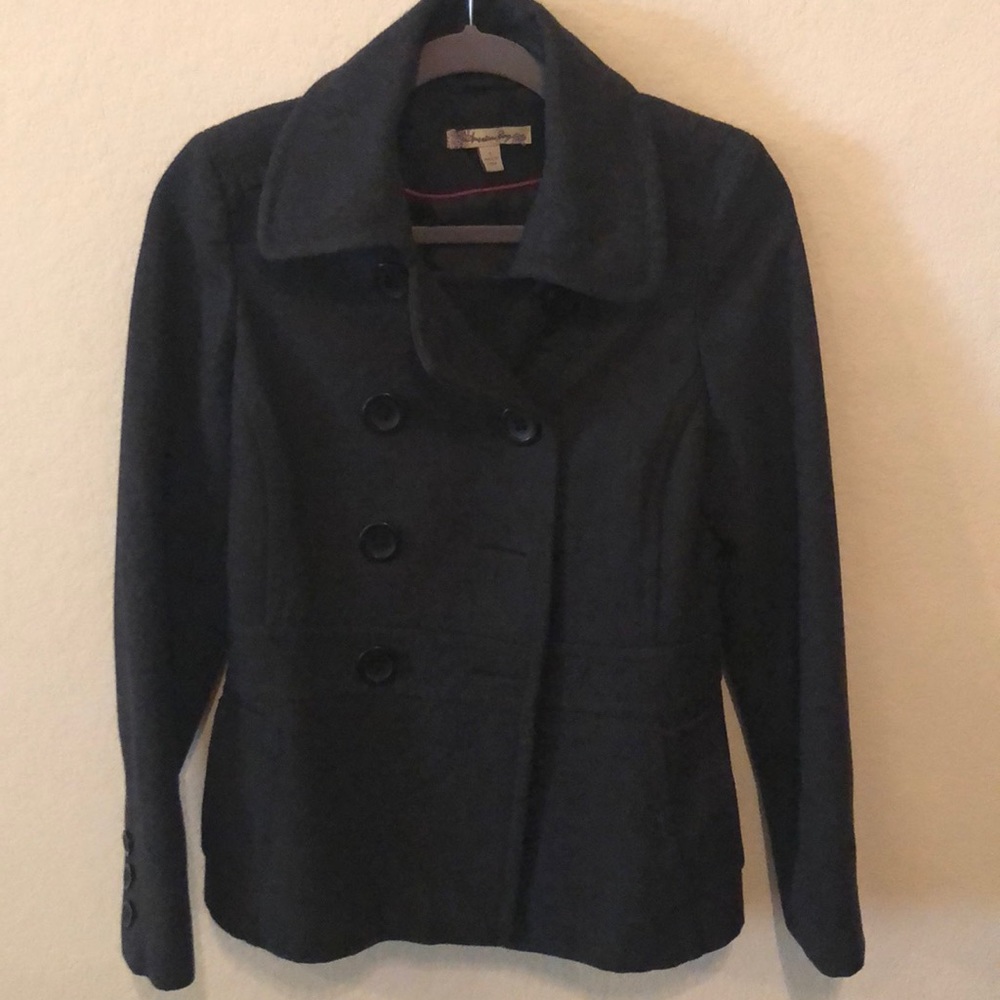 Gray winter coat